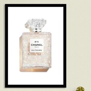 Glitter Chanel Art Print